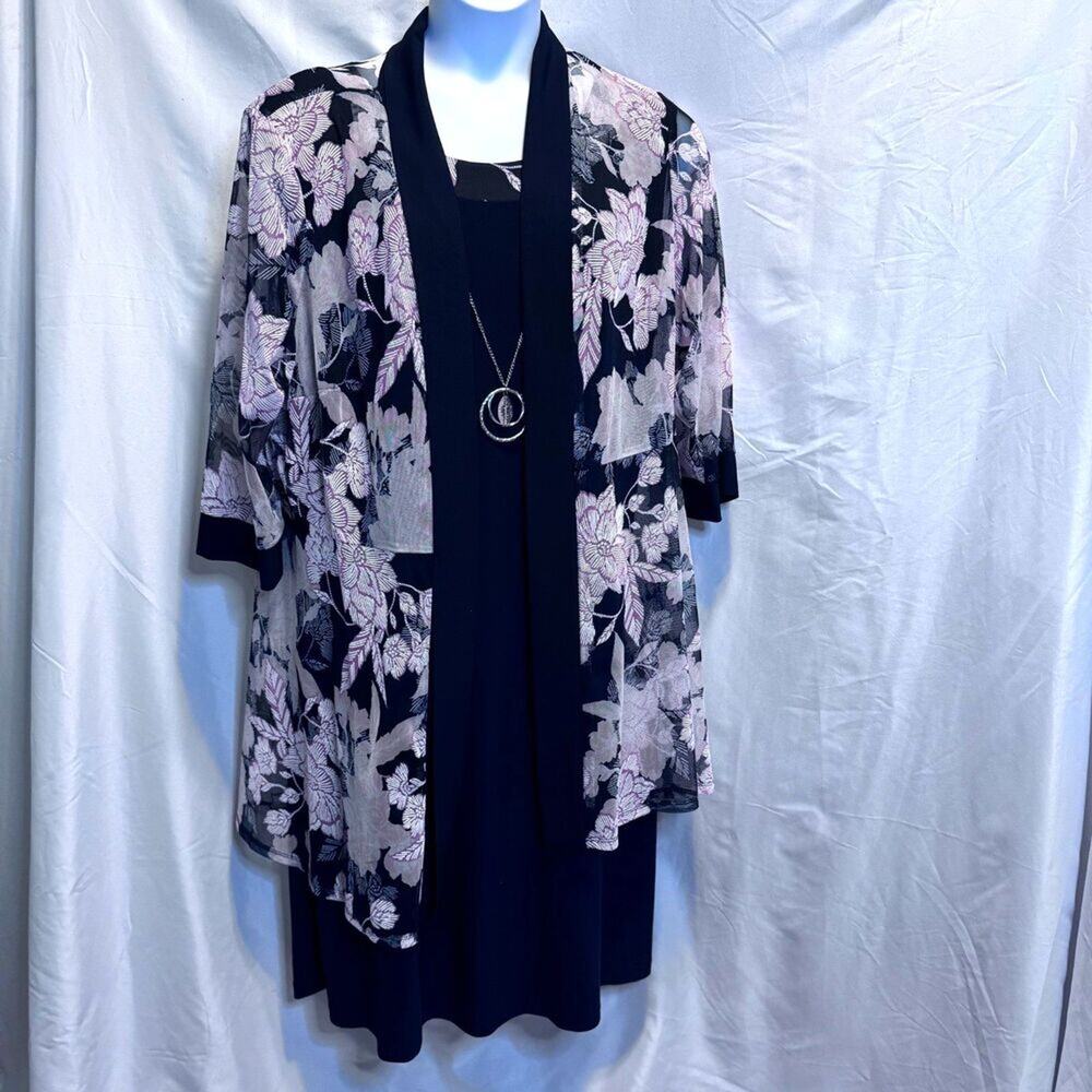 R&M Richards Jacket Dress Navy 22W